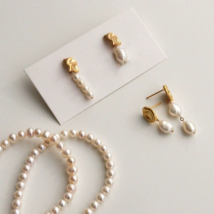 Baroque Pearl Earrings